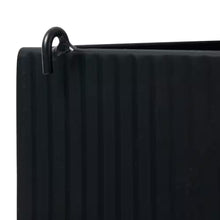 Load image into Gallery viewer, 10 In. H Kits and Accessories Iron Black Metal Vertical Wall Planters, Planter Stands