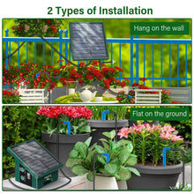 Load image into Gallery viewer, Solar Irrigation System for Garden Balcony Automatic Drip Irrigation DIY Garden Watering System Drip Hose Irrigation Outdoor Use