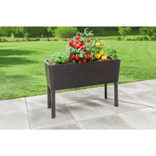 Load image into Gallery viewer, Large Brown Plastic Elevated Raised Garden Bed (19.8 In. L X 44.5 In. W X 15.3 In. H)