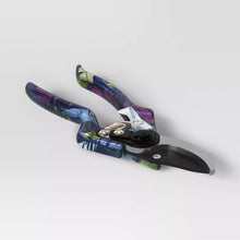 Load image into Gallery viewer, 3Pc Shears Gardening Tool Set Dark Palm Banana Tropical Blue - Threshold™