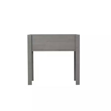 Load image into Gallery viewer, 29 In. Inner Length Grey Wood Rectangle Outdoor Raised Garden Bed Raised Planter Boxes with Legs (1-Pack)