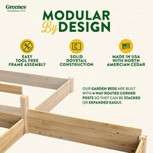 Load image into Gallery viewer, Original Natural Wood Cedar Rectangle Raised Garden Bed (96 In. L X 48 In. W X 10.5 In. H)