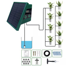 Load image into Gallery viewer, Solar Irrigation System for Garden Balcony Automatic Drip Irrigation DIY Garden Watering System Drip Hose Irrigation Outdoor Use