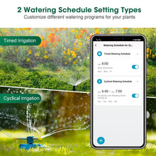 Load image into Gallery viewer, Wifi/Zigbee Automatic Water Timer with Gateway Dual Hose Garden Irrigation Watering System Sprinkler Programmer Support Alexa