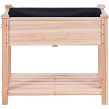 Load image into Gallery viewer, 33.9 In. L X 18.1 In. W X 30 In. H Wooden Raised Garden Bed Planter Box Flower Veget