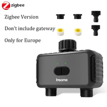 Load image into Gallery viewer, Wifi/Zigbee Automatic Water Timer with Gateway Dual Hose Garden Irrigation Watering System Sprinkler Programmer Support Alexa