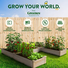 Load image into Gallery viewer, Wood Raised Garden Bed