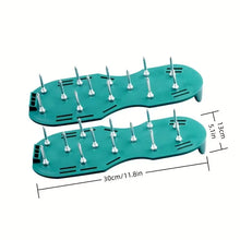 Load image into Gallery viewer, 1 Pair Gardening Soil Loosening Shoe Lawn Nail Shoes Garden Inflatable Soil Loosening Shoes Self-Leveling Epoxy Gardening Tools