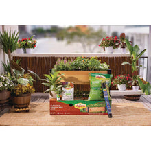 Load image into Gallery viewer, Cedar Wood Elevated Raised Garden Bed with Shelf and Vinyl Legs (45.5 In. L X 24 In. W X 32 In. H)