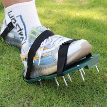 Load image into Gallery viewer, 1 Pair Gardening Soil Loosening Shoe Lawn Nail Shoes Garden Inflatable Soil Loosening Shoes Self-Leveling Epoxy Gardening Tools