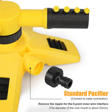 Load image into Gallery viewer, 360° Auto Rotating Lawn Sprinklers Garden Spray Grass Watering Irrigation System