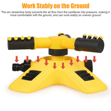 Load image into Gallery viewer, 360° Auto Rotating Lawn Sprinklers Garden Spray Grass Watering Irrigation System