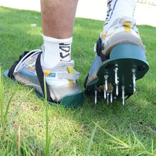 Load image into Gallery viewer, 1 Pair Gardening Soil Loosening Shoe Lawn Nail Shoes Garden Inflatable Soil Loosening Shoes Self-Leveling Epoxy Gardening Tools