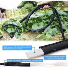 Load image into Gallery viewer, 25 Ft Flat Soaker Hose with Stake, Linkable Drip Irrigation System for Garden, Saves 82% Water, Leak-Free Design