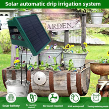 Load image into Gallery viewer, Solar Irrigation System for Garden Balcony Automatic Drip Irrigation DIY Garden Watering System Drip Hose Irrigation Outdoor Use