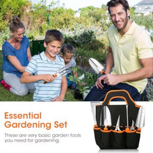 Load image into Gallery viewer, 10-Piece Garden Tool Set Stainless Steel Non-Slip Ergonomic Handle with Tote Bag Gift for Women Men Gardening