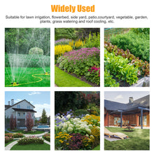 Load image into Gallery viewer, 360° Auto Rotating Lawn Sprinklers Garden Spray Grass Watering Irrigation System