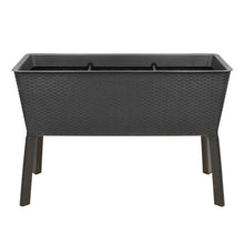 Load image into Gallery viewer, Large Brown Plastic Elevated Raised Garden Bed (19.8 In. L X 44.5 In. W X 15.3 In. H)