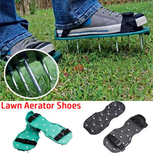 Load image into Gallery viewer, 1 Pair Gardening Soil Loosening Shoe Lawn Nail Shoes Garden Inflatable Soil Loosening Shoes Self-Leveling Epoxy Gardening Tools