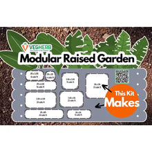 Load image into Gallery viewer, 9-In-1 Modular Metal Raised Garden Bed Kit