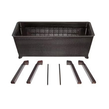 Load image into Gallery viewer, Large Brown Plastic Elevated Raised Garden Bed (19.8 In. L X 44.5 In. W X 15.3 In. H)