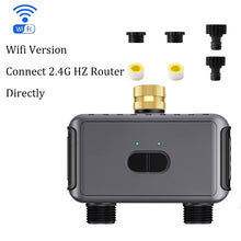 Load image into Gallery viewer, Wifi/Zigbee Automatic Water Timer with Gateway Dual Hose Garden Irrigation Watering System Sprinkler Programmer Support Alexa