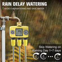 Load image into Gallery viewer, New Three/One Way Automatic Plant Irrigator Water Timer Garden Irrigation Watering System Sprinkler Sprinkler Programmer Tools