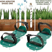 Load image into Gallery viewer, 1 Pair Gardening Soil Loosening Shoe Lawn Nail Shoes Garden Inflatable Soil Loosening Shoes Self-Leveling Epoxy Gardening Tools