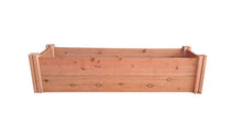 Load image into Gallery viewer, GroGardens 1&#39; x 4&#39; x 11&quot; Redwood Raised Garden Bed, Grow Fresh Vegetables, Herbs, Flowers. Chemical Free, All Natural, Organic Raised Garden Bed, Tool-Free, No Tools Required.