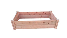 Load image into Gallery viewer, GroGardens 2&#39; x 4&#39; x 11 Redwood Raised Garden Bed, Grow Fresh Vegetables, Herbs, Flowers. Chemical Free, All Natural, Organic Raised Garden Bed, Tool-Free, No Tools Required.