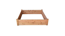 Load image into Gallery viewer, GroGardens 4&#39; x 4&#39; x 11&quot; Redwood Raised Garden Bed, Grow Fresh Vegetables, Herbs, Flowers. Chemical Free, All Natural, Organic Raised Garden Bed, Tool-Free, No Tools Required.