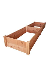 Load image into Gallery viewer, GroGardens 2&#39; x 8&#39; Redwood Raised Garden Bed, Grow Fresh Vegetables, Herbs, Flowers. Chemical Free, All Natural, Organic Raised Garden Bed, Tool-Free, No Tools Required.