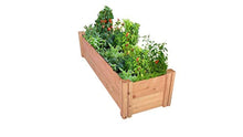 Load image into Gallery viewer, GroGardens 1&#39; x 4&#39; x 11&quot; Redwood Raised Garden Bed, Grow Fresh Vegetables, Herbs, Flowers. Chemical Free, All Natural, Organic Raised Garden Bed, Tool-Free, No Tools Required.