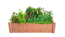 Load image into Gallery viewer, GroGardens 1&#39; x 4&#39; x 11&quot; Redwood Raised Garden Bed, Grow Fresh Vegetables, Herbs, Flowers. Chemical Free, All Natural, Organic Raised Garden Bed, Tool-Free, No Tools Required.