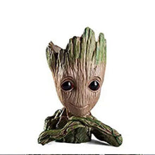 Load image into Gallery viewer, Guardians of The Galaxy Groot Pen Pot Tree Man Pens Holder or Flower Pot with Drainage Hole Perfect for a Tiny Succulents Plants and Best Christmas Gift Idea 6&quot;