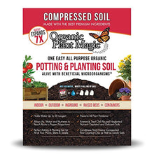 Load image into Gallery viewer, Compressed Organic Potting-Soil for Garden &amp; Plants - Expands up to 7 Times When Mixed with Water - Nutrient Rich Plant Food Derived from Natural Coconut Coir &amp; Worm Castings Fertilizer