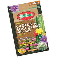 Load image into Gallery viewer, Hoffman 10404 Organic Cactus and Succulent Soil Mix, 4 Quarts, Brown/A